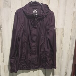 ZeroXposur Purple Light Jacket Water-Resistant Hooded Design